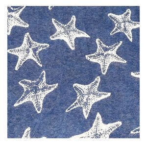 Spring Fall Summer Scarf Light Wrap Long Shell Starfish Star Beach Sea 30x70 NEW